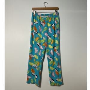 HUE Medium Pajama Pants Fruit Print Tropical Day-Jamas Cotton Sleep